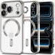 Sidabrinės spalvos (Shine) / skaidrus dėklas Apple iPhone 17 Pro telefonui "Tech-Protect MagFlex Magsafe"