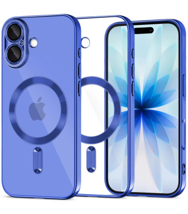 Mėlynas (Shine) / skaidrus dėklas Apple iPhone 17 telefonui "Tech-Protect MagFlex Magsafe" Mėlynas (Shine) / skaidrus dėklas Apple iPhone 17 telefonui "Tech-Protect MagFlex Magsafe"