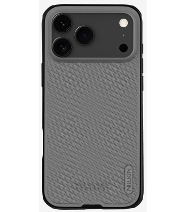 Juodas / skaidrus dėklas Apple iPhone 17 Pro Max telefonui "Nillkin Super Frosted PRO Back Cover"