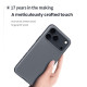 Juodas / skaidrus dėklas Apple iPhone 17 Pro Max telefonui "Nillkin Super Frosted PRO Back Cover"