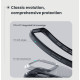 Juodas / skaidrus dėklas Apple iPhone 17 Pro Max telefonui "Nillkin Super Frosted PRO Back Cover"