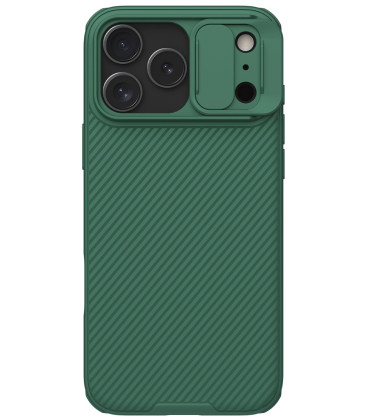 Žalias dėklas Apple iPhone 17 Pro Max telefonui "Nillkin CamShield Pro Case"