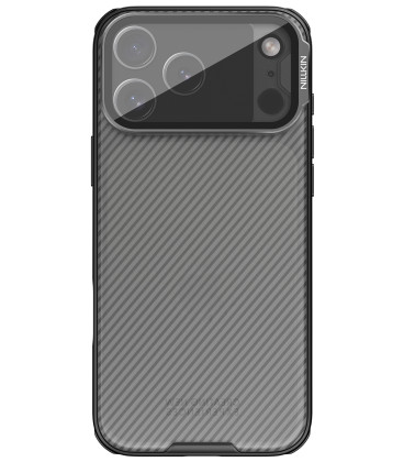 Juodas / skaidrus dėklas Apple iPhone 17 Pro Max telefonui "Nillkin CamShield Prop Case"