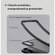 Juodas / skaidrus dėklas Apple iPhone 17 telefonui "Nillkin Super Frosted PRO Back Cover"
