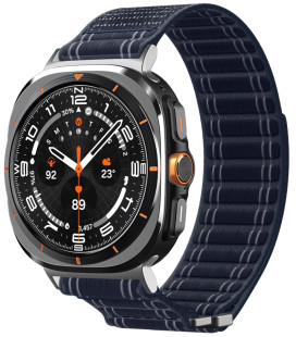 Mėlyna apyrankė Samsung Galaxy Watch Ultra 1 / 2 2024-2026 (47 mm) laikrodžiui "Spigen WBF0 Band"