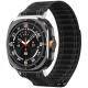 Juoda apyrankė Samsung Galaxy Watch Ultra 2024 / 2025 (47 mm) laikrodžiui "Spigen WBF0 Band"