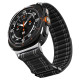 Juoda apyrankė Samsung Galaxy Watch Ultra 2024 / 2025 (47 mm) laikrodžiui "Spigen WBF0 Band"