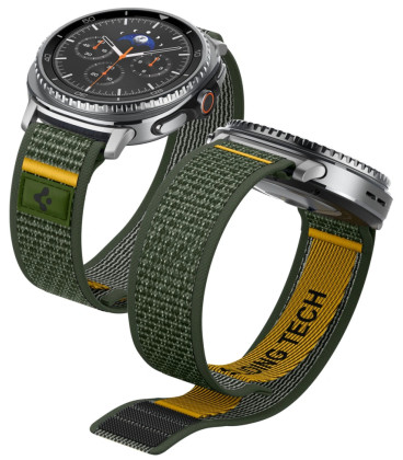 Žalia apyrankė Samsung Galaxy Watch 8 / 9 / Classic (40 / 44 / 46 mm) laikrodžiui "Spigen Athlex Air"