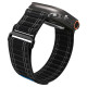 Juoda apyrankė Apple Watch 8 / 9 / 10 / 11 / 12 / SE / Ultra (44 / 45 / 46 / 49 mm) laikrodžiui "Spigen WBF0 Band"
