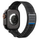 Juoda apyrankė Apple Watch 8 / 9 / 10 / 11 / 12 / SE / Ultra (44 / 45 / 46 / 49 mm) laikrodžiui "Spigen WBF0 Band"