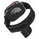 Juoda apyrankė Apple Watch 8 / 9 / 10 / 11 / 12 / SE / Ultra (44 / 45 / 46 / 49 mm) laikrodžiui "Spigen WBF0 Band"