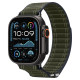 Žalia apyrankė Apple Watch 8 / 9 / 10 / 11 / 12 / SE / Ultra (44 / 45 / 46 / 49 mm) laikrodžiui "Spigen WBF0 Band"