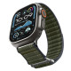 Žalia apyrankė Apple Watch 8 / 9 / 10 / 11 / 12 / SE / Ultra (44 / 45 / 46 / 49 mm) laikrodžiui "Spigen WBF0 Band"