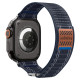 Mėlyna apyrankė Apple Watch 8 / 9 / 10 / 11 / 12 / SE / Ultra (44 / 45 / 46 / 49 mm) laikrodžiui "Spigen WBF0 Band"