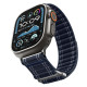 Mėlyna apyrankė Apple Watch 8 / 9 / 10 / 11 / 12 / SE / Ultra (44 / 45 / 46 / 49 mm) laikrodžiui "Spigen WBF0 Band"