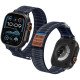 Mėlyna apyrankė Apple Watch 8 / 9 / 10 / 11 / 12 / SE / Ultra (44 / 45 / 46 / 49 mm) laikrodžiui "Spigen WBF0 Band"