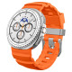 Oranžinė apyrankė Samsung Galaxy Watch 8 / Classic (40 / 44 / 46 mm) laikrodžiui "Spigen WBS2 Band"
