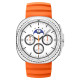 Oranžinė apyrankė Samsung Galaxy Watch 8 / Classic (40 / 44 / 46 mm) laikrodžiui "Spigen WBS2 Band"