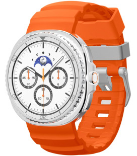 Oranžinė apyrankė Samsung Galaxy Watch 8 / Classic (40 / 44 / 46 mm) laikrodžiui "Spigen WBS2 Band"