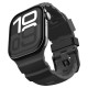 Juoda apyrankė Apple Watch 8 / 9 / 10 / 11 / 12 / SE / Ultra (44 / 45 / 46 / 49 mm) laikrodžiui "Spigen WBS2 Band"