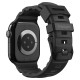Juoda apyrankė Apple Watch 8 / 9 / 10 / 11 / 12 / SE / Ultra (44 / 45 / 46 / 49 mm) laikrodžiui "Spigen WBS2 Band"