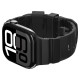 Juoda apyrankė Apple Watch 8 / 9 / 10 / 11 / 12 / SE / Ultra (44 / 45 / 46 / 49 mm) laikrodžiui "Spigen WBS2 Band"