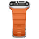 Oranžinė apyrankė Apple Watch 8 / 9 / 10 / 11 / 12 / SE / Ultra (44 / 45 / 46 / 49 mm) laikrodžiui "Spigen WBS2 Band"