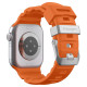 Oranžinė apyrankė Apple Watch 8 / 9 / 10 / 11 / 12 / SE / Ultra (44 / 45 / 46 / 49 mm) laikrodžiui "Spigen WBS2 Band"