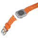 Oranžinė apyrankė Apple Watch 8 / 9 / 10 / 11 / 12 / SE / Ultra (44 / 45 / 46 / 49 mm) laikrodžiui "Spigen WBS2 Band"