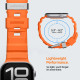 Oranžinė apyrankė Apple Watch 8 / 9 / 10 / 11 / 12 / SE / Ultra (44 / 45 / 46 / 49 mm) laikrodžiui "Spigen WBS2 Band"