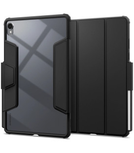 Juodas atverčiamas dėklas Samsung Galaxy Tab S11 11.0 X730 / X736 planšetei "Spigen Airskin PRO"