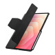 Juodas atverčiamas dėklas Samsung Galaxy Tab S11 Ultra / S12 Ultra 14.6 planšetei "Spigen Airskin PRO"