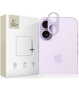 Levandos spalvos kameros apsauga Apple iPhone 17 telefonui "Tech-Protect CamAlloy Fit+"