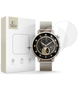 Apsauginis grūdintas stiklas Xiaomi Watch S4 (41mm) laikrodžiui "Tech-Protect Glass Fit+ 2-Pack"