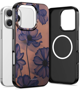 Dėklas Apple iPhone 16 Pro Max telefonui "Tech-Protect Lamano Magsafe Velvet Night"