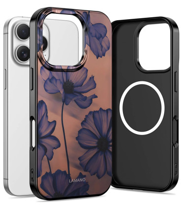 Dėklas Apple iPhone 16 Pro telefonui "Tech-Protect Lamano Magsafe Velvet Night" Dėklas Apple iPhone 16 Pro telefonui "Tech-Protect Lamano Magsafe Velvet Night"