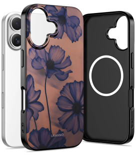Dėklas Apple iPhone 16 telefonui "Tech-Protect Lamano Magsafe Velvet Night"