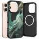 Dėklas Apple iPhone 16 Pro Max telefonui "Tech-Protect Lamano Magsafe Verde Aura"