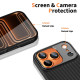 Juodas dėklas Apple iPhone 17 Pro Max / 18 Pro Max telefonui "Tech-Protect Kevlar Aramid Magsafe CC"