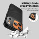 Juodas dėklas Apple iPhone 17 Pro Max telefonui "Tech-Protect Kevlar Aramid Magsafe CC"