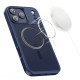 Matinis mėlynas dėklas Apple iPhone 17 Pro telefonui "Tech-Protect Magmat Magsafe" 