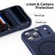 Matinis mėlynas dėklas Apple iPhone 17 Pro telefonui "Tech-Protect Magmat Magsafe" 