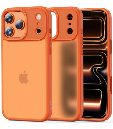 Matinis oranžinis dėklas Apple iPhone 17 Pro telefonui "Tech-Protect Magmat Magsafe" Matinis oranžinis dėklas Apple iPhone 17 Pro telefonui "Tech-Protect Magmat Magsafe"