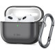 Matinis juodas dėklas Apple Airpods Pro 3 ausinėms "Tech-Protect Magmat" 
