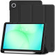 Juodas atverčiamas dėklas Samsung Galaxy Tab A9 / A11 8.7 X110 / X115 / X133 / X135 planšetei "Tech-Protect SC"