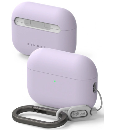 Purpurinis dėklas Apple Airpods Pro 3 ausinėms "Ringke Silicone"  Purpurinis dėklas Apple Airpods Pro 3 ausinėms "Ringke Silicone"