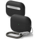 Juodas dėklas Apple Airpods Pro 3 ausinėms "Ringke Silicone"