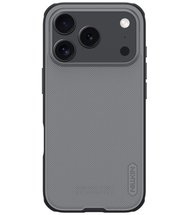 Juodas / skaidrus dėklas Apple iPhone 17 Pro telefonui "Nillkin Super Frosted PRO Back Cover"