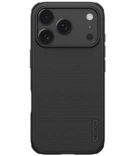 Juodas dėklas Apple iPhone 17 Pro Max telefonui "Nillkin Super Frosted PRO Back Cover"