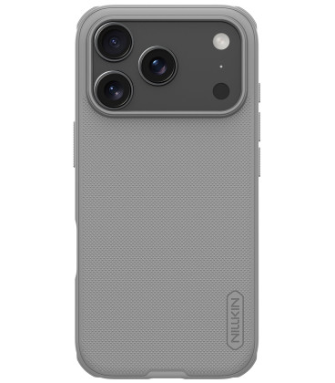 Pilkas dėklas Apple iPhone 17 Pro telefonui "Nillkin Super Frosted PRO Back Cover"